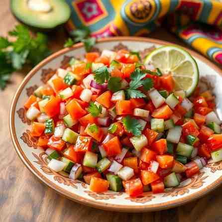 Fresh Kenyan Kachumbari - Easy African Salad Recipe